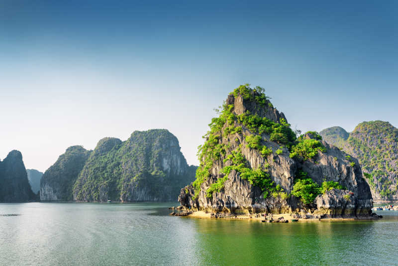 美丽的下龙湾风景