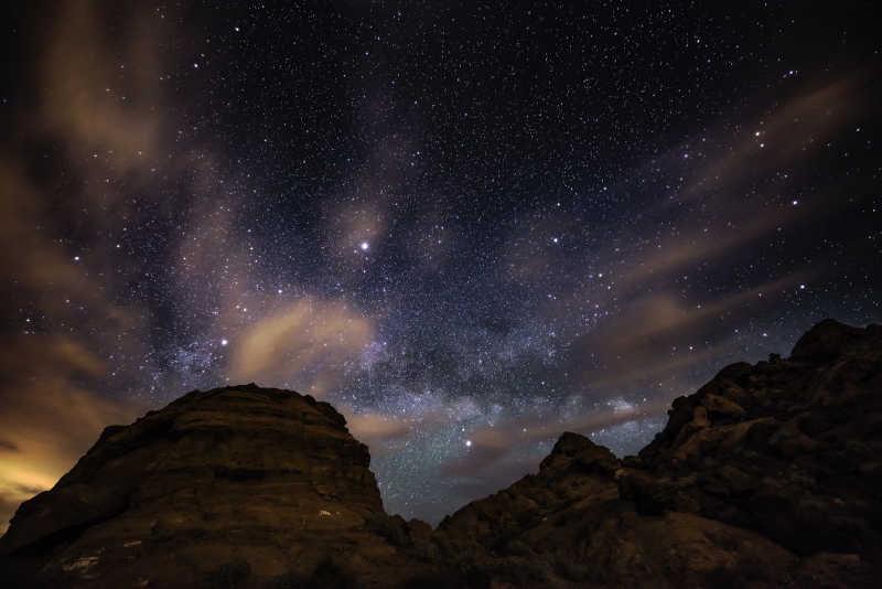 梦幻的星星夜空