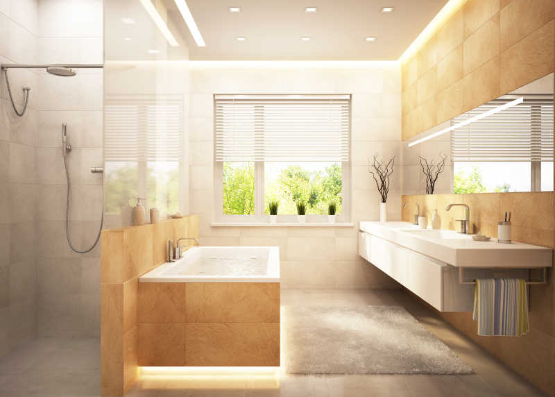 现代家庭浴室