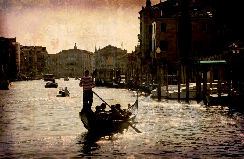 威尼斯复古照片