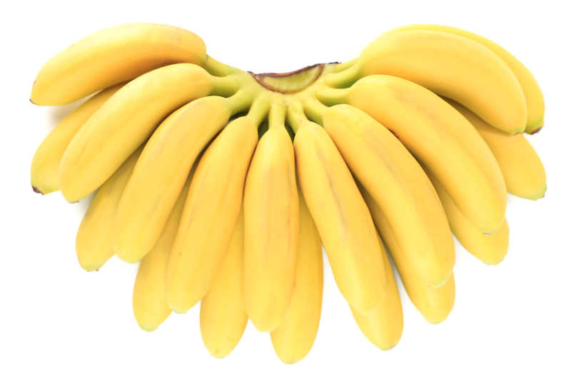 新鲜黄色的香蕉