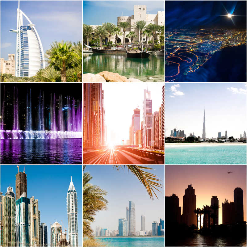 迪拜的风景系列照片