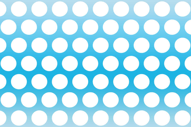 许多白色圆点与蓝色背景