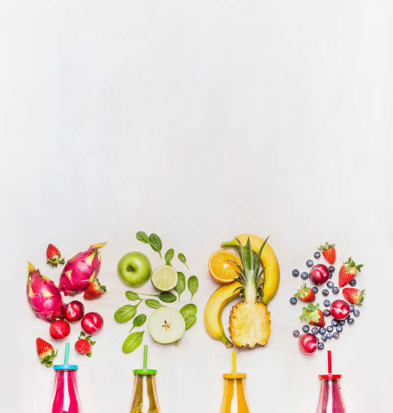 四种健康搭配的水果冰沙成分一览