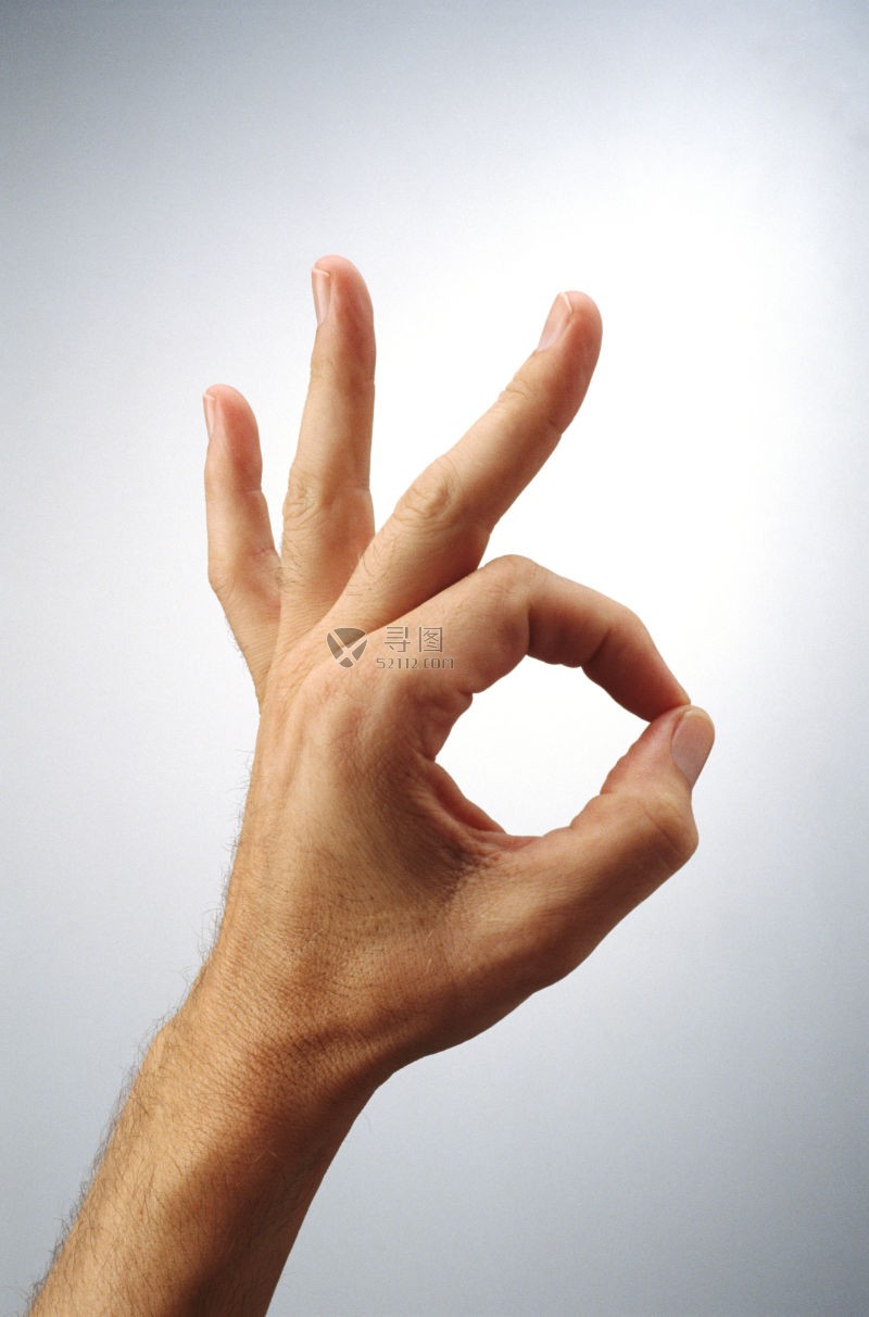 不同的手势图片素材 Ok的手语创意图片 Jpg格式 未来素材下载