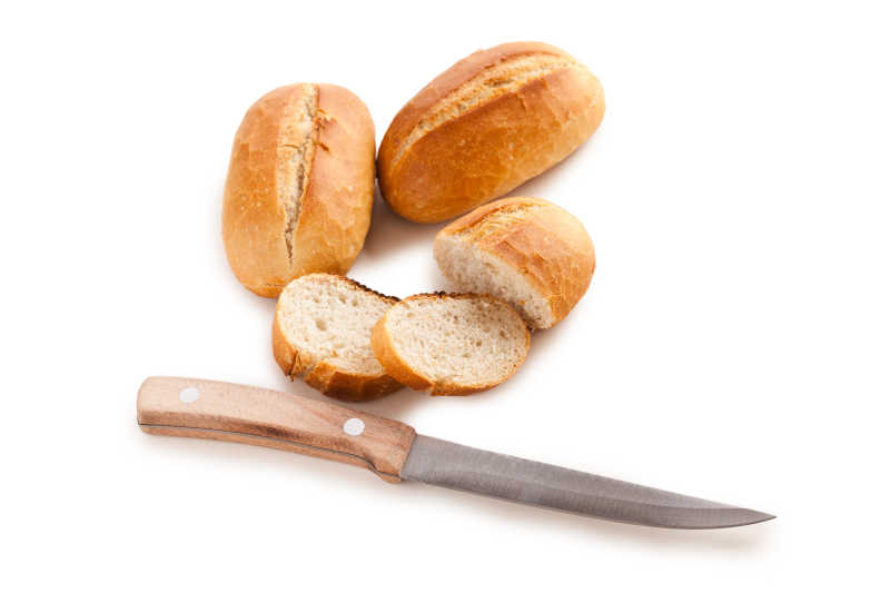 烤面包和刀