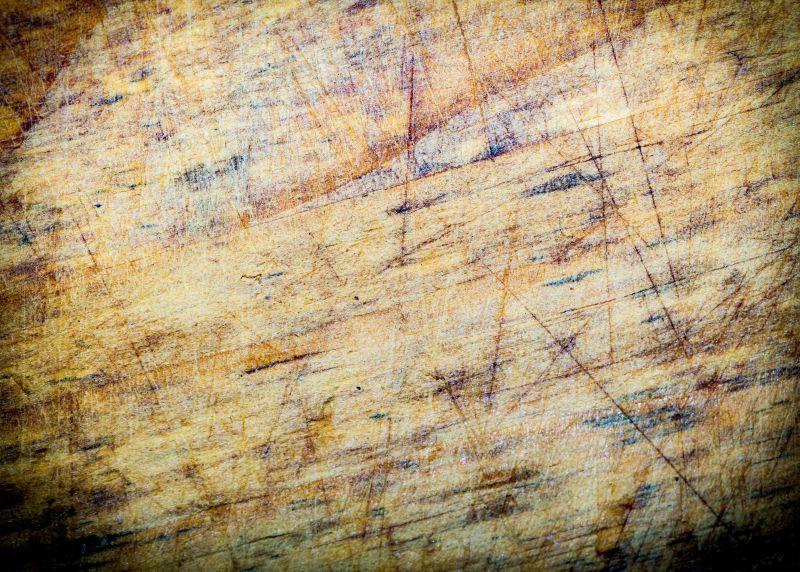 木板上的划痕纹理特写