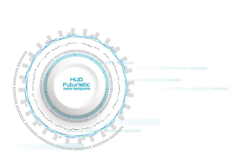 矢量未来技术概念背景