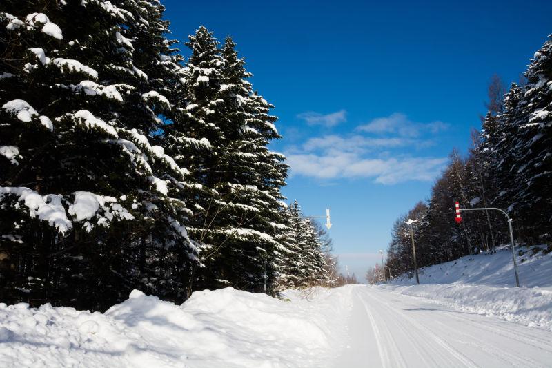 雪板和雪道