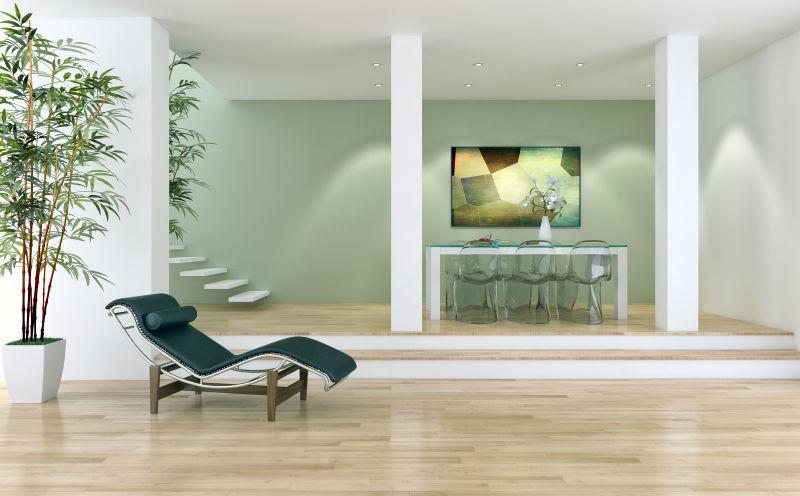 舒适明亮的现代室内精致的设计效果