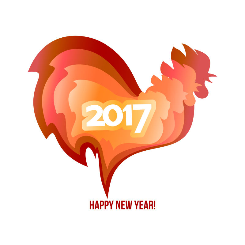 矢量2017新年元素设计