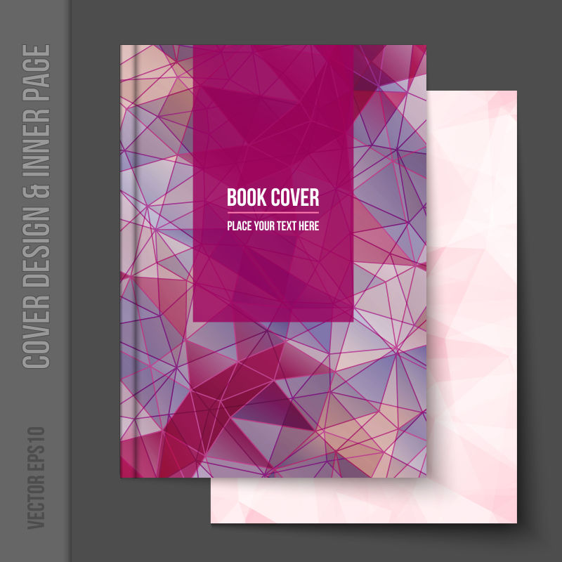 抽象彩色几何风格的商业封面报告设计