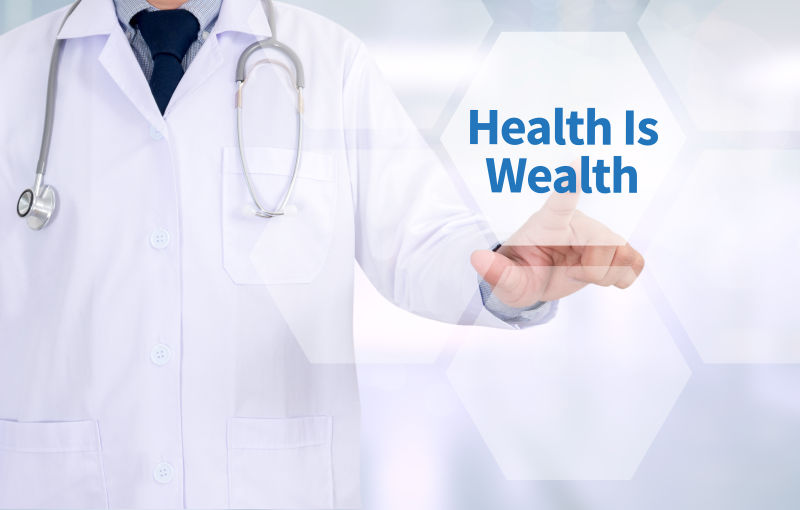倡导健康就是财富的医生