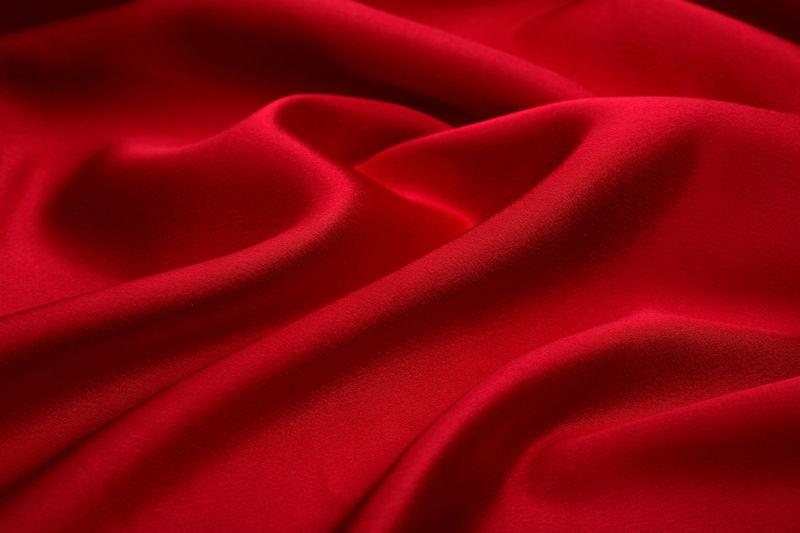 有质感的红色丝绸