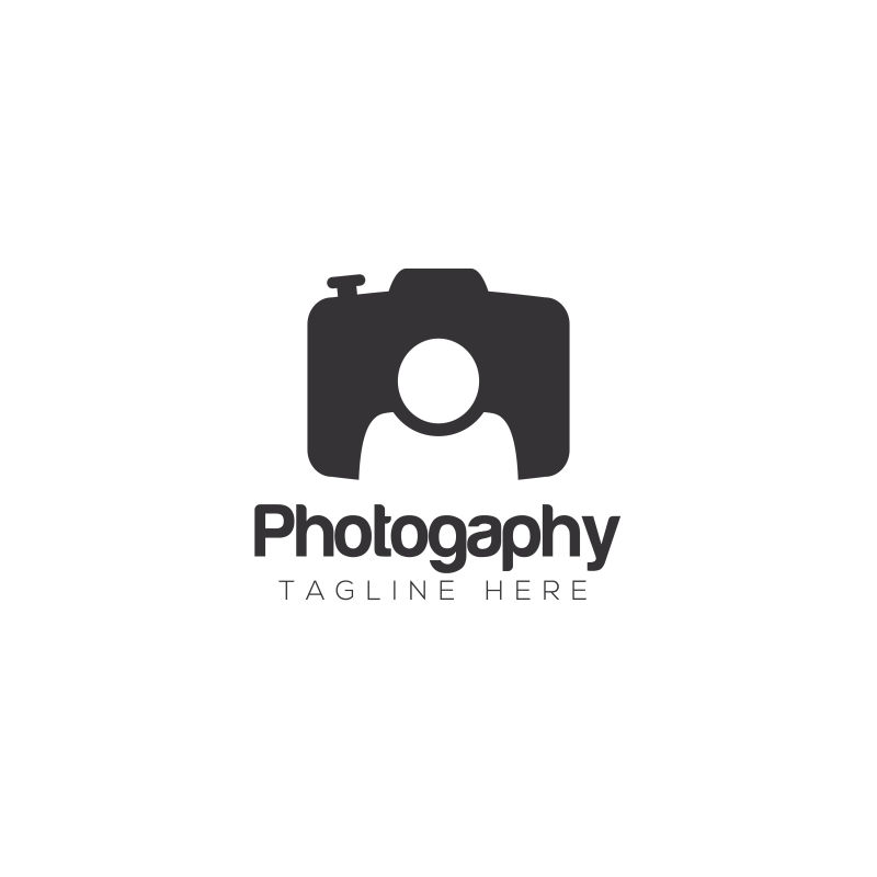 矢量的摄影工作室logo
