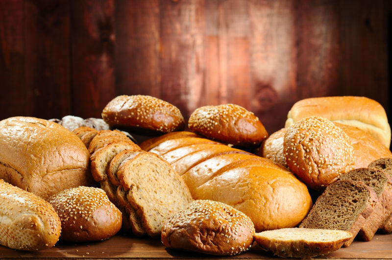 传统的小麦面包