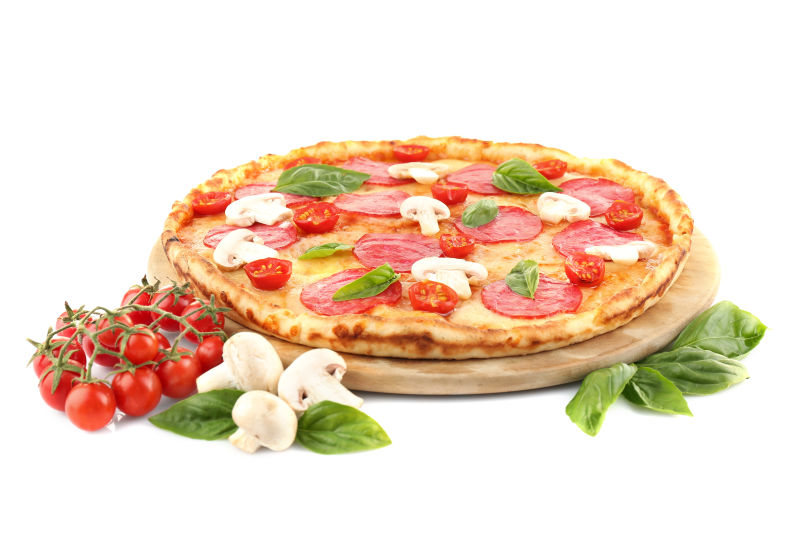 番茄香菇披萨