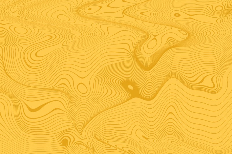 黄色抽象线型波形背景