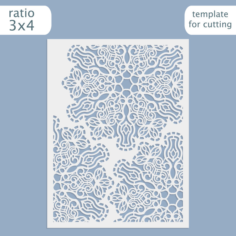 镂空矢量的贺卡