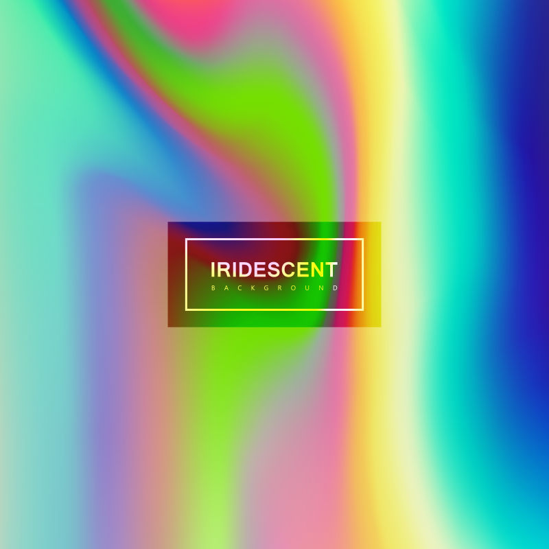 彩虹颜色光谱效果抽象设计矢量