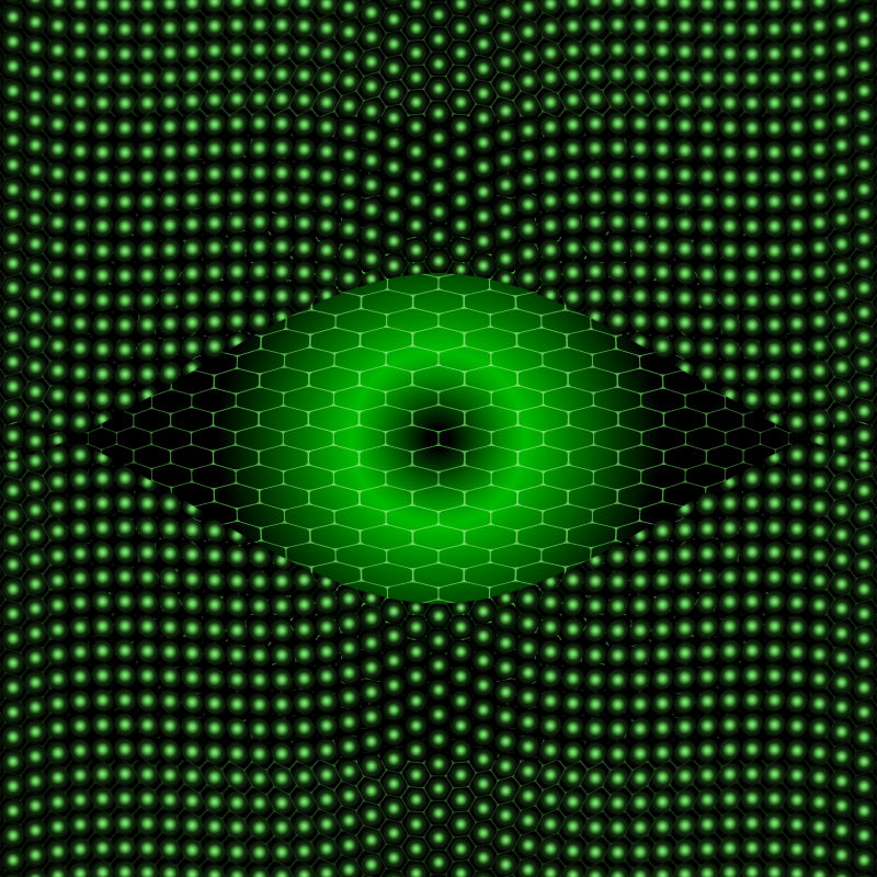矢量梯度抽象绿色眼镜背景