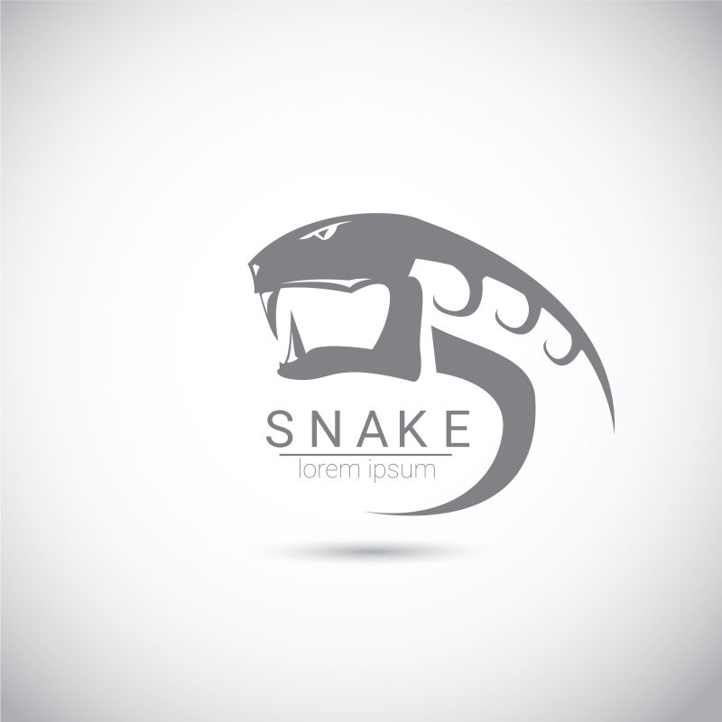 矢量蝰蛇标志设计元素