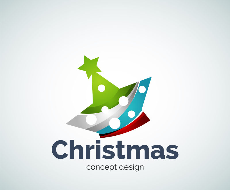 矢量圣诞logo