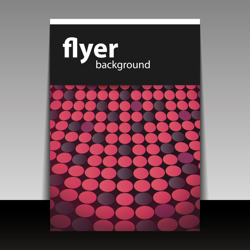 创意矢量粉色圆点元素的书刊封面设计