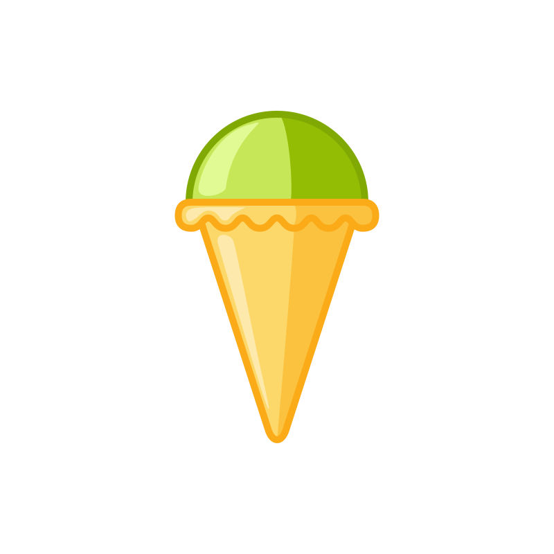 冰淇淋图标矢量设计