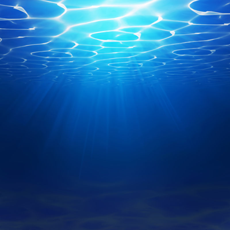 蓝色水下背景矢量设计