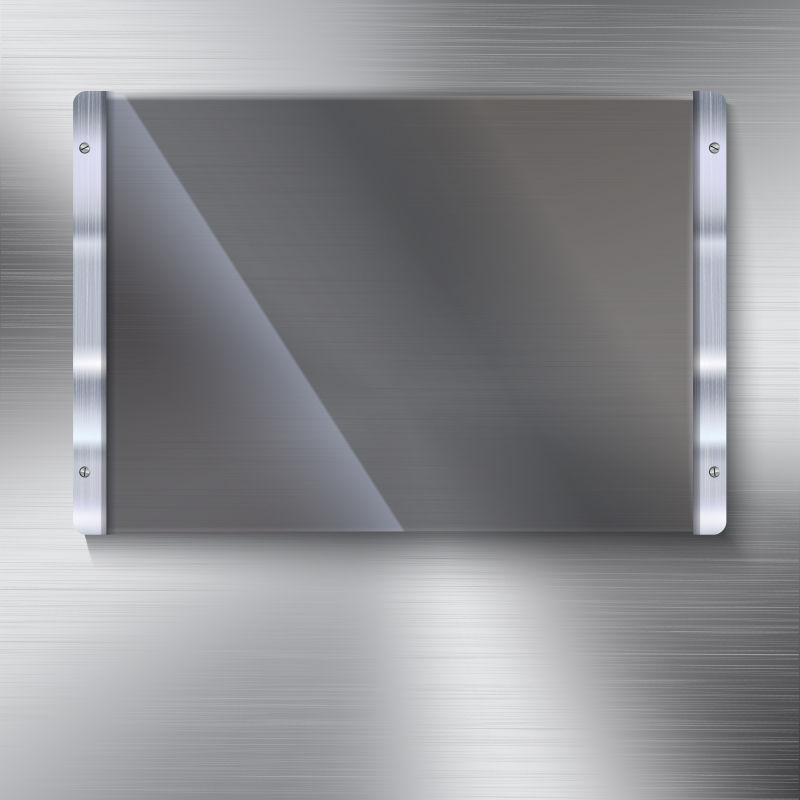 矢量灰色半透明的玻璃设计元素