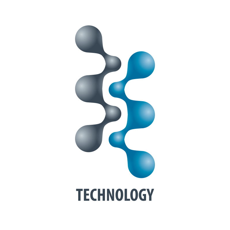 创意矢量技术概念标志设计