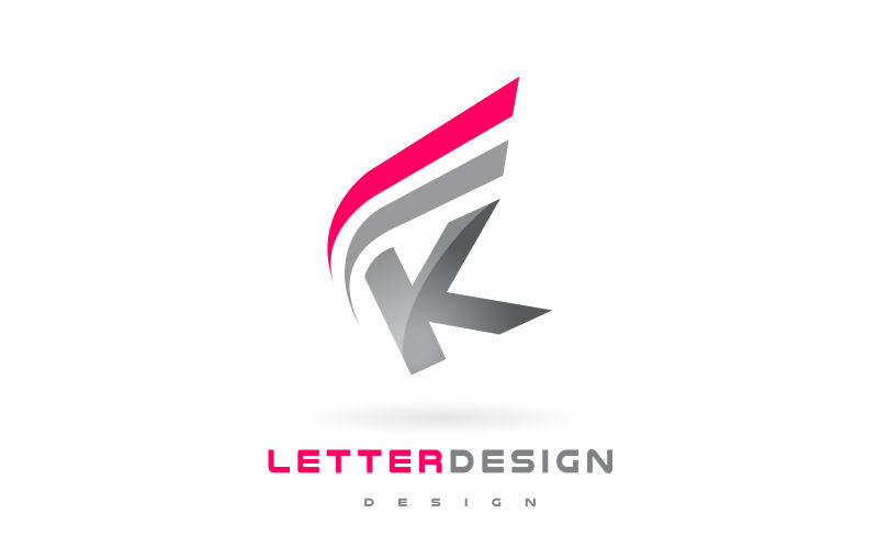 矢量创意K字母logo设计