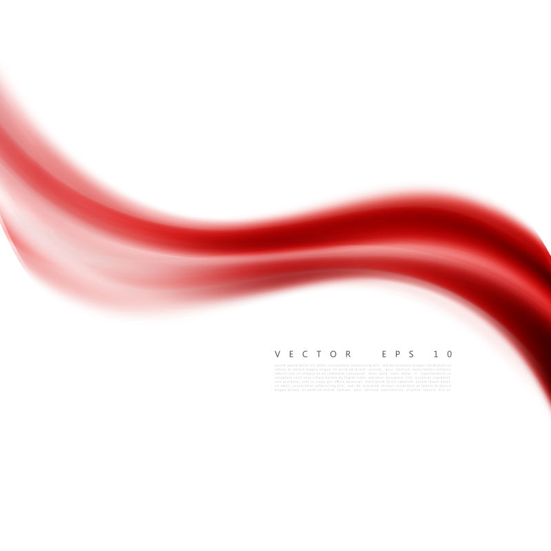 抽象矢量红色波形现代背景