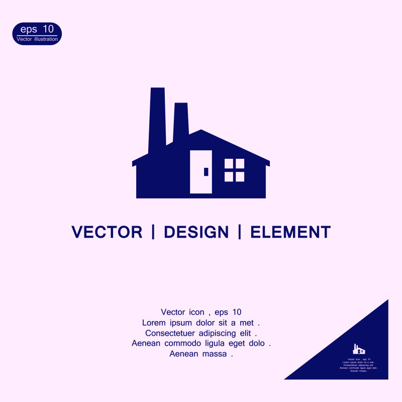 创意矢量现代房屋建筑标志设计