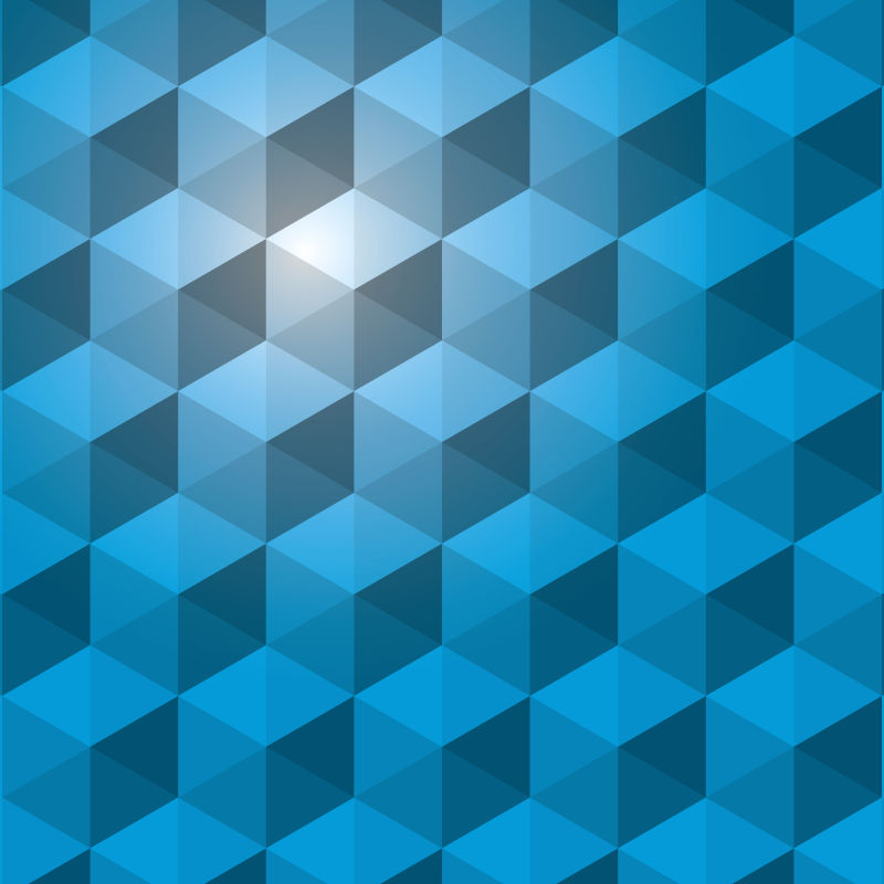 抽象矢量蓝色立体几何元素纹理背景