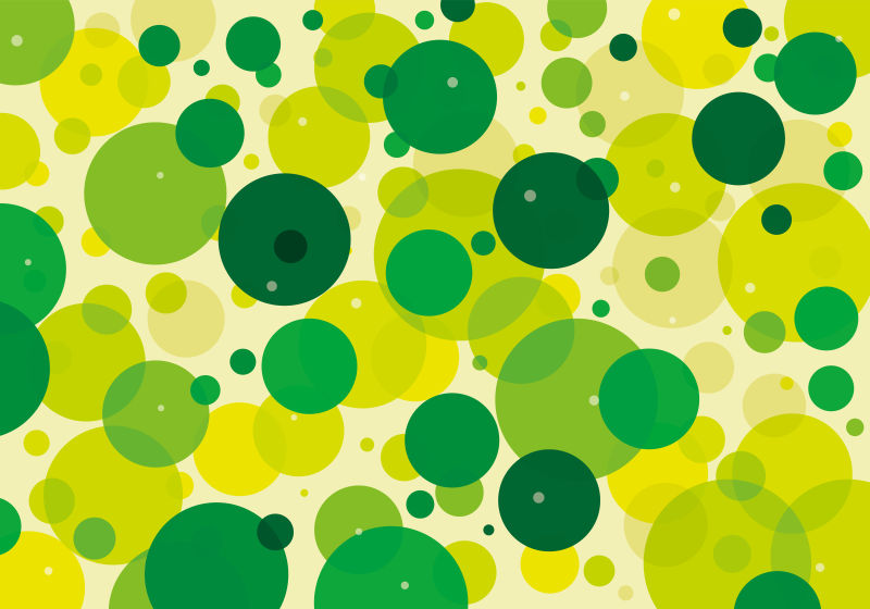 抽象矢量绿色圆点元素设计背景