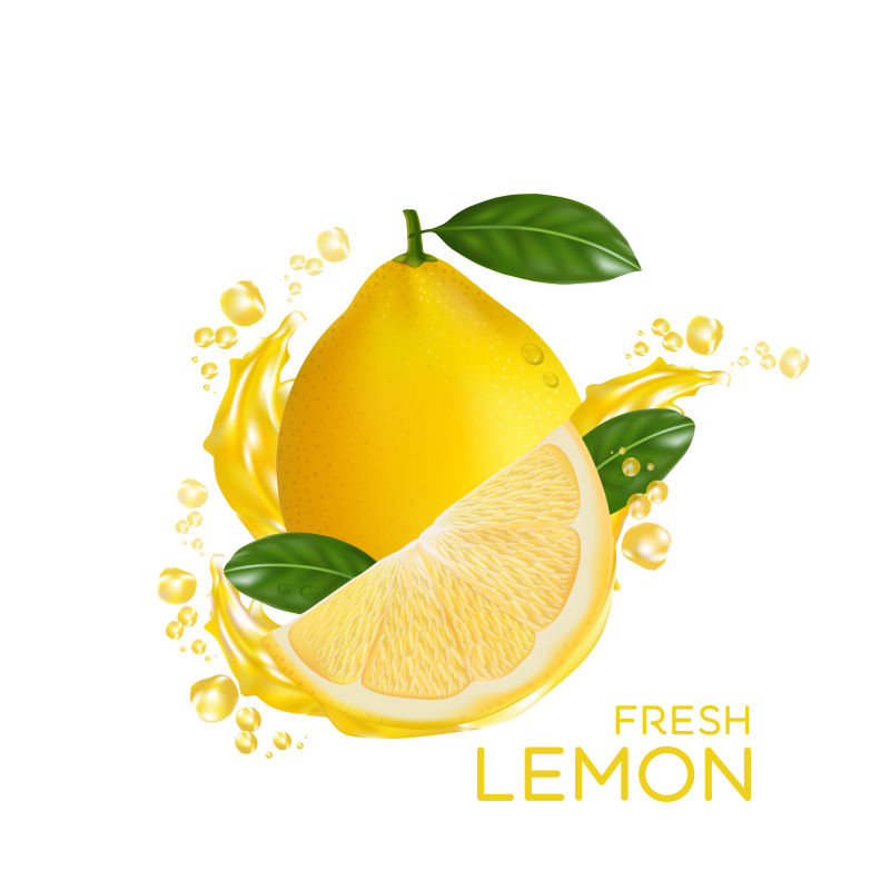 创意矢量柠檬设计元素