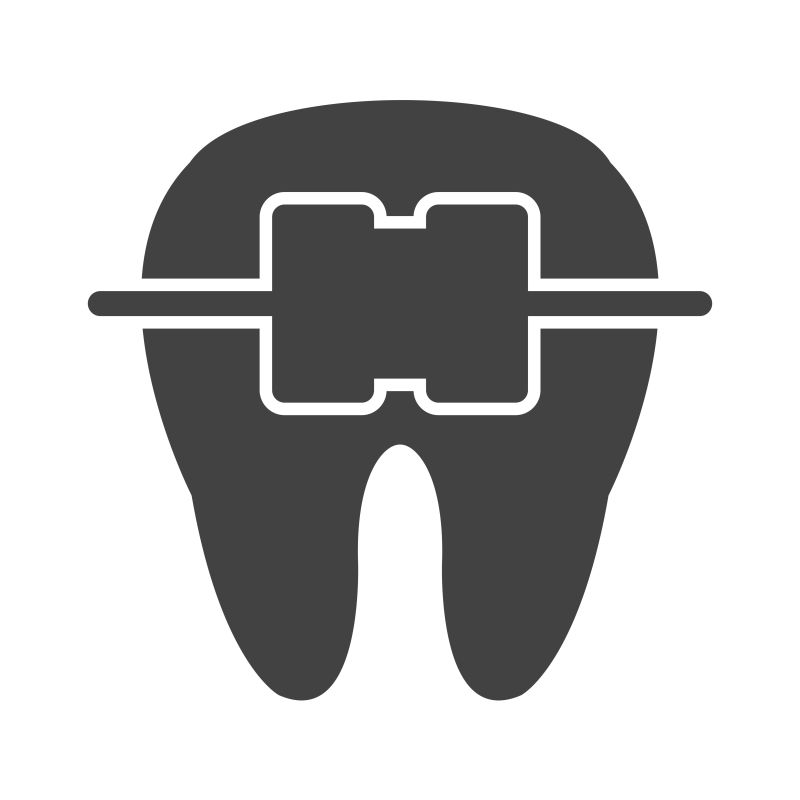 创意牙钻设备的矢量图标设计