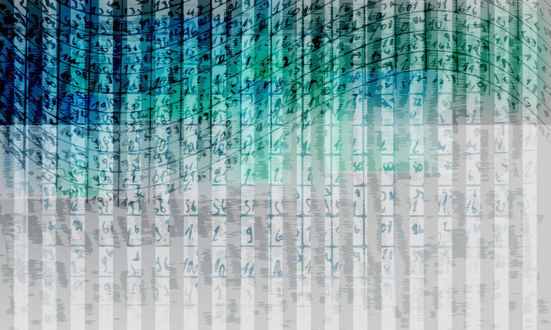 创意矢量现代数字公式纹理背景设计