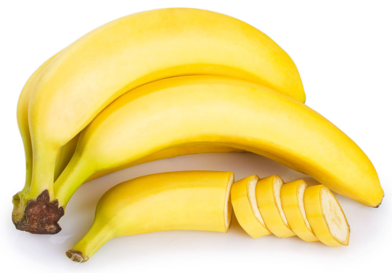 白底鲜香蕉
