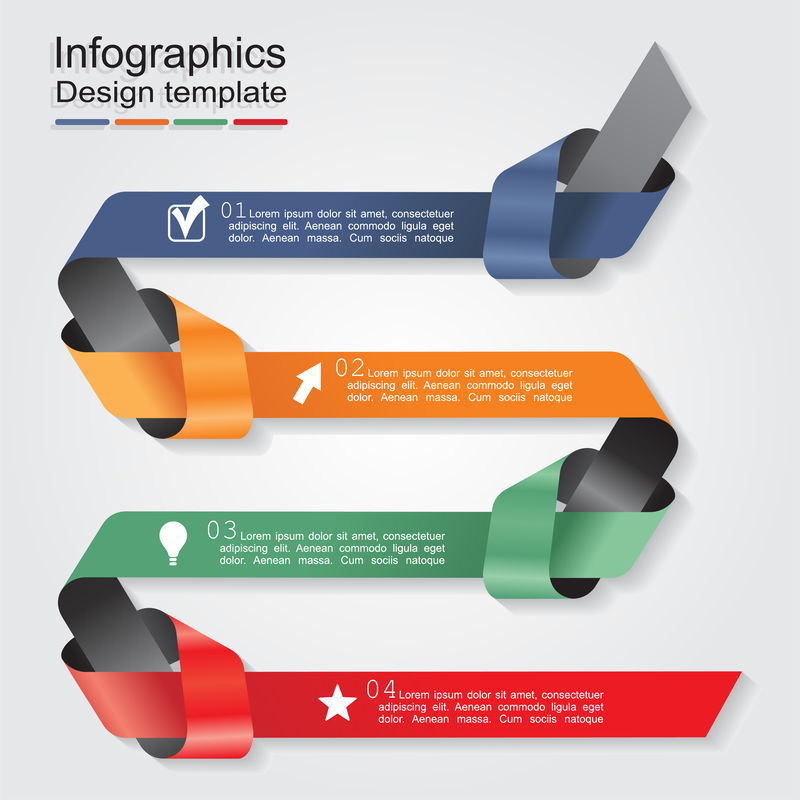 信息图表设计模板矢量图解