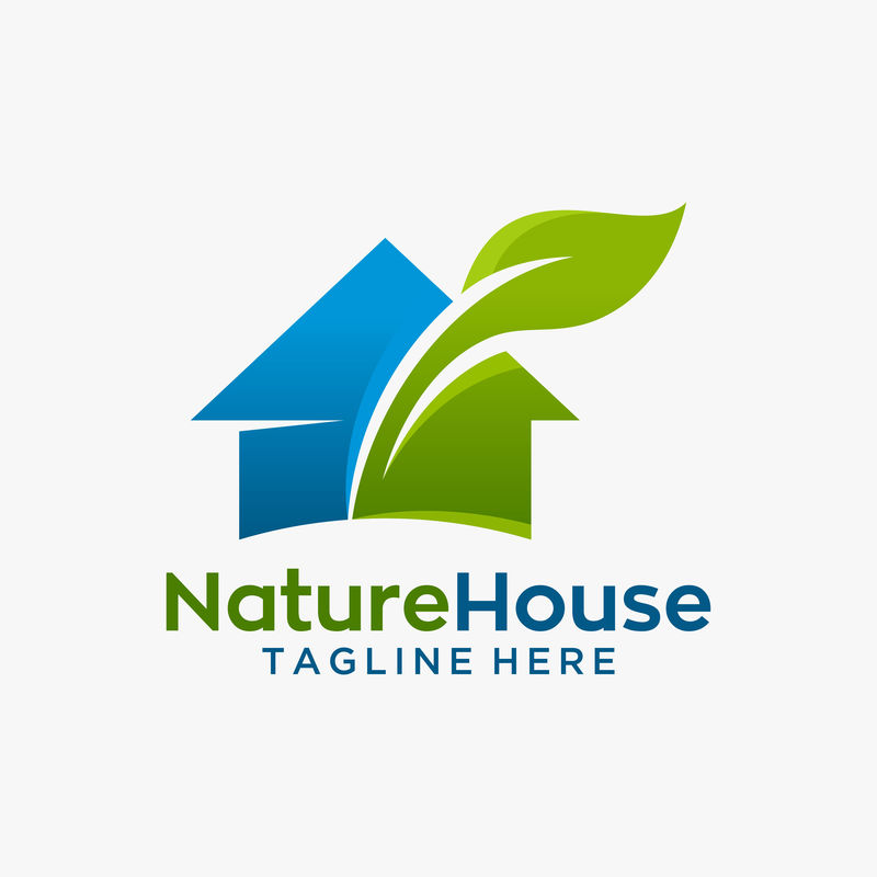 自然之家标志设计