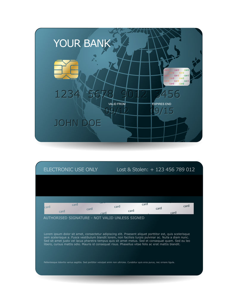 全球信用卡设计