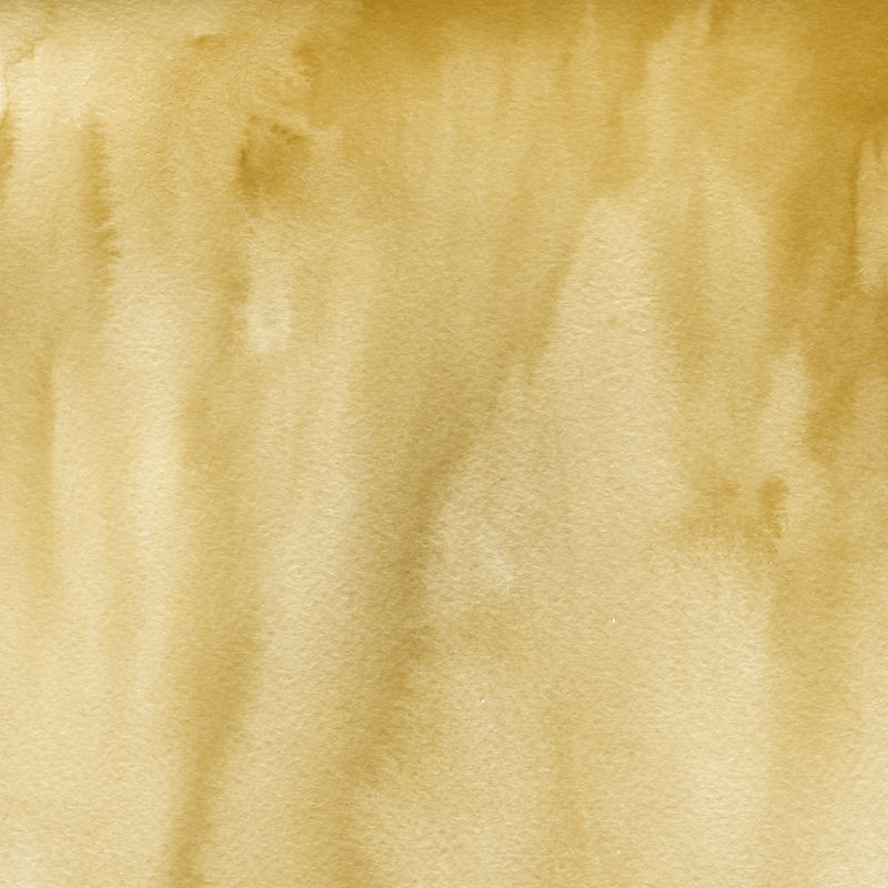 金色奢华墨水和水彩画纹理在白纸背景下-油漆泄漏和暗色效应