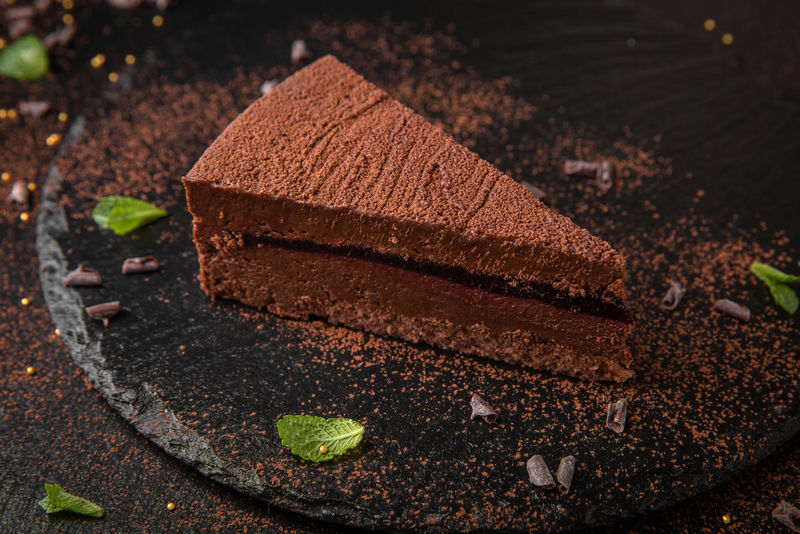 经典巧克力芝士蛋糕-柔和可口的甜点