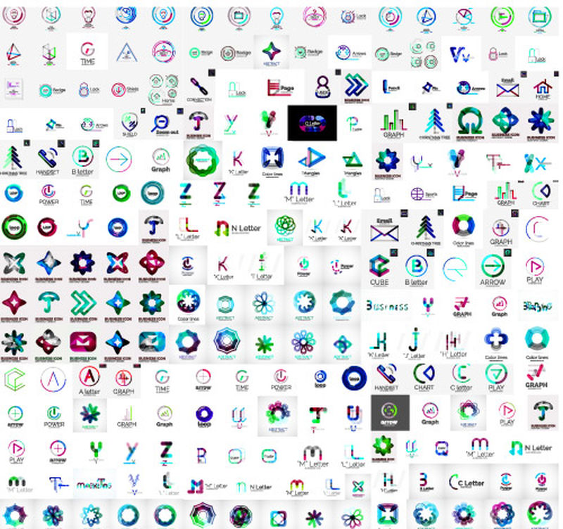 大型通用标识、商业抽象标识集合