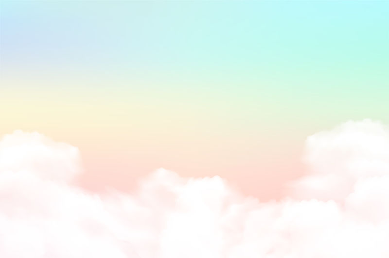 带彩色矢量的云背景