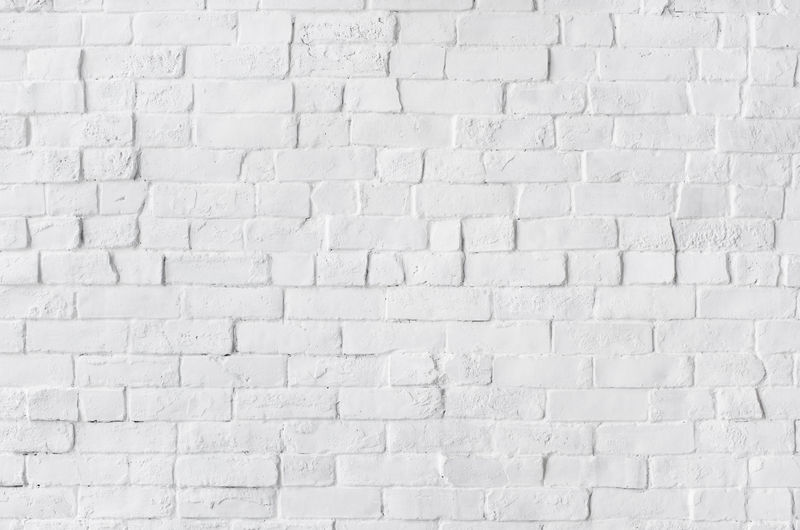 白漆漂亮的砖墙