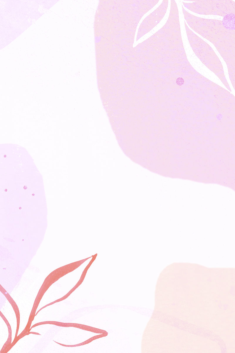 粉彩孟菲斯树叶图案背景